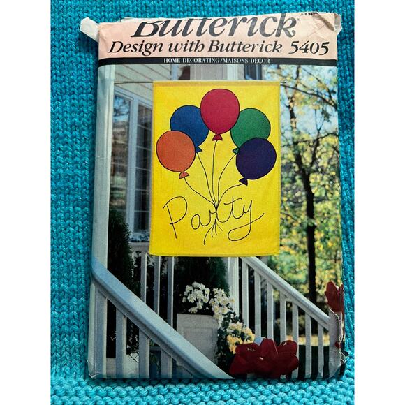 Butterick 5405 Pattern decorative flag - Picture 1 of 3